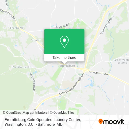 Emmitsburg Coin Operated Laundry Center map