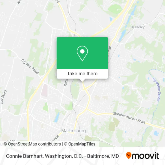Connie Barnhart map