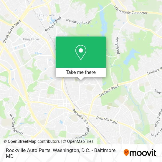 Rockville Auto Parts map