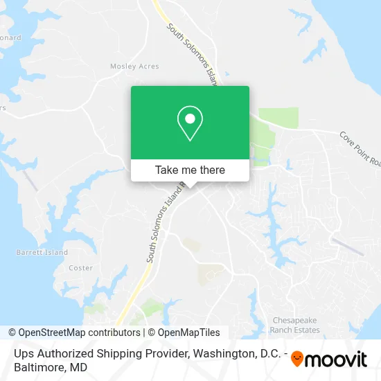 Ups Authorized Shipping Provider map