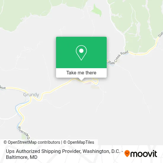 Ups Authorized Shipping Provider map