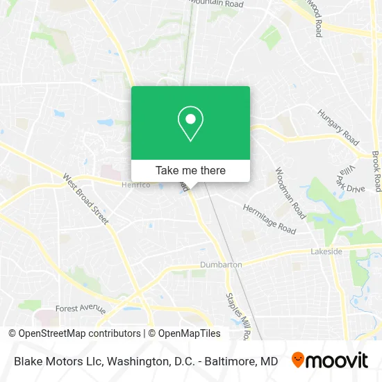 Blake Motors Llc map