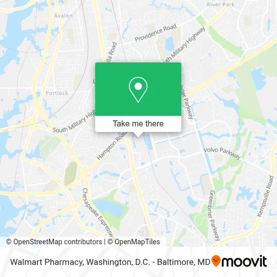 Walmart Pharmacy map