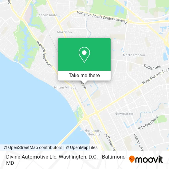Divine Automotive Llc map