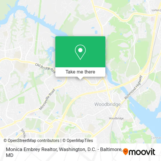 Monica Embrey Realtor map