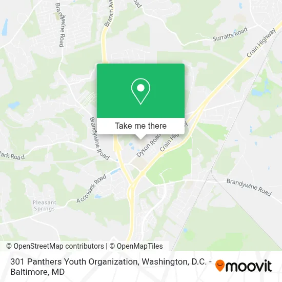 301 Panthers Youth Organization map