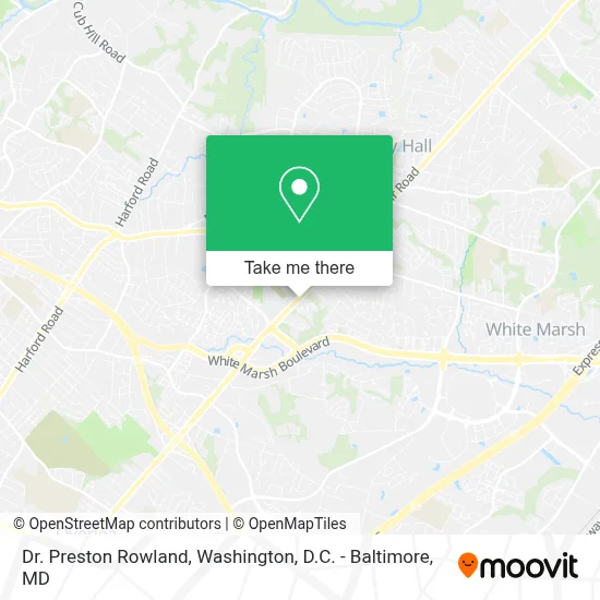 Dr. Preston Rowland map