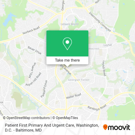 Patient First Primary And Urgent Care map
