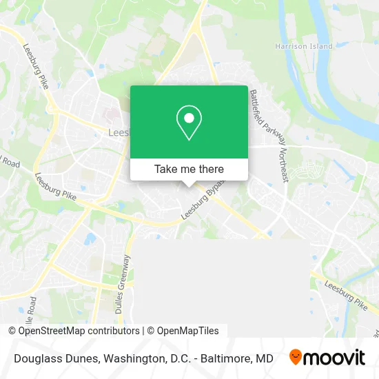 Douglass Dunes map