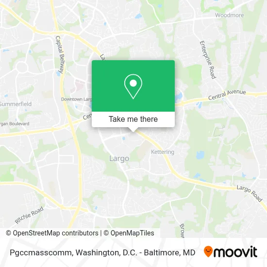 Pgccmasscomm map