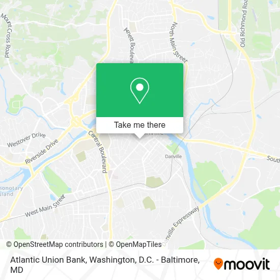 Atlantic Union Bank map
