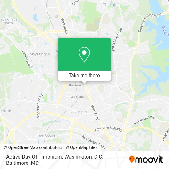 Active Day Of Timonium map