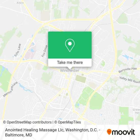 Anointed Healing Massage Llc map