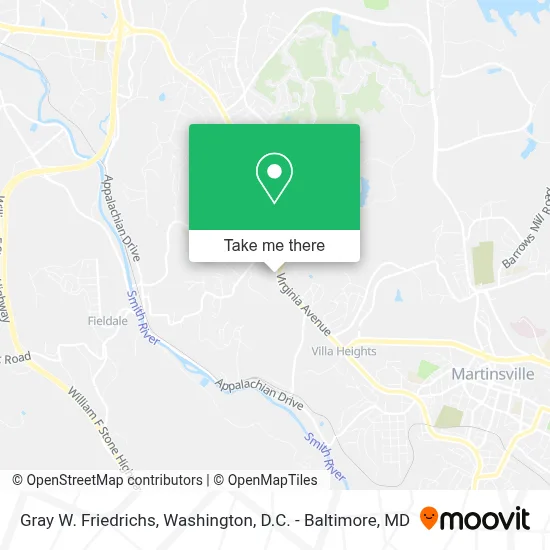 Gray W. Friedrichs map