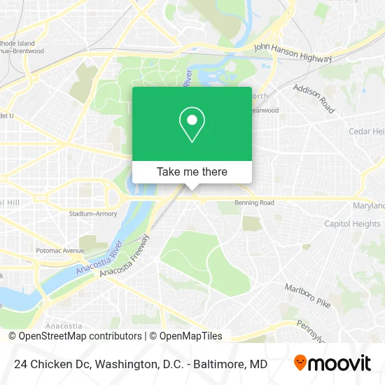 24 Chicken Dc map