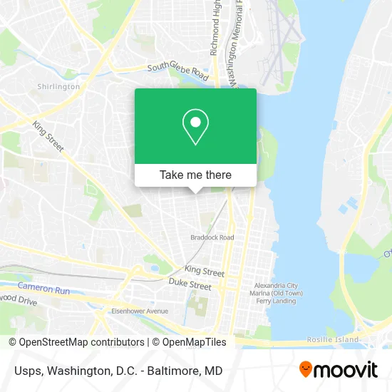 Usps map
