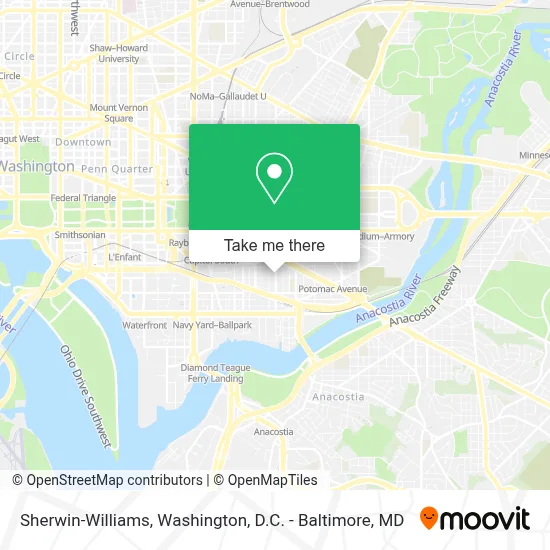 Sherwin-Williams map