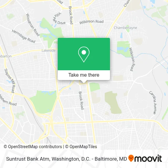 Suntrust Bank Atm map