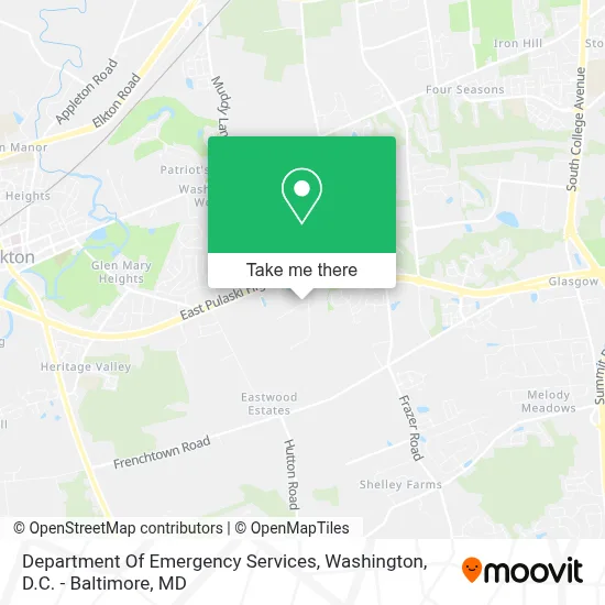Department Of Emergency Services map
