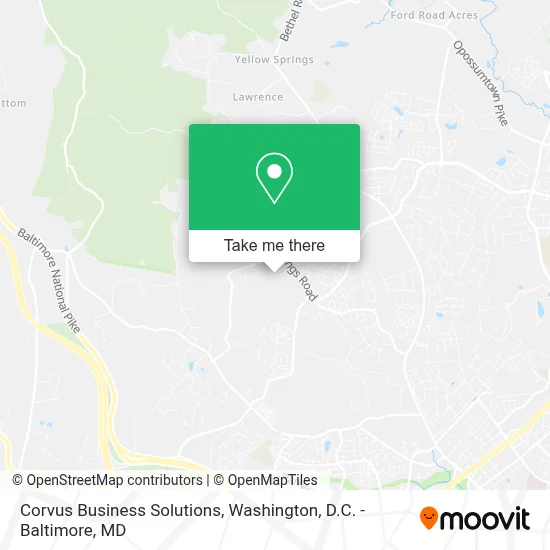 Corvus Business Solutions map
