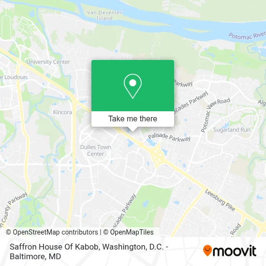 Saffron House Of Kabob map