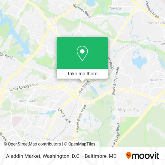 Aladdin Market map