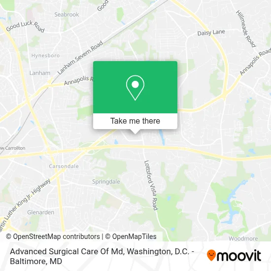 Advanced Surgical Care Of Md map
