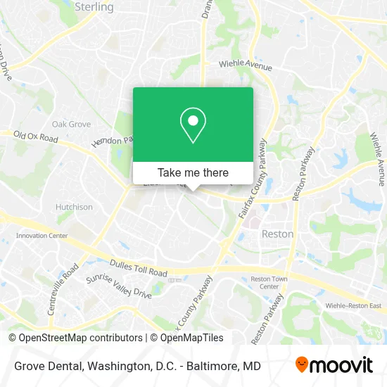 Grove Dental map