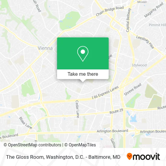 The Gloss Room map