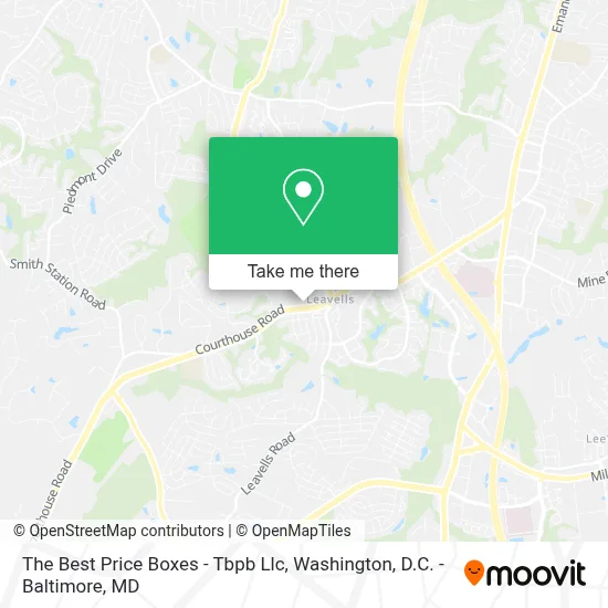 The Best Price Boxes - Tbpb Llc map