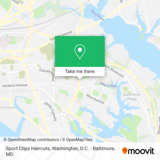 Sport Clips Haircuts map