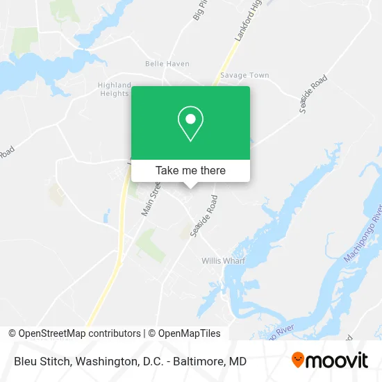 Bleu Stitch map
