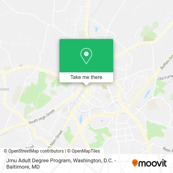 Jmu Adult Degree Program map