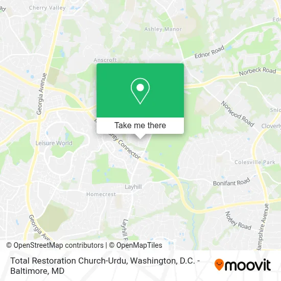 Total Restoration Church-Urdu map