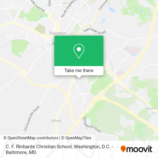C. F. Richards Christian School map