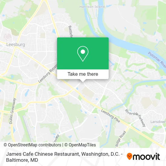 James Cafe Chinese Restaurant map