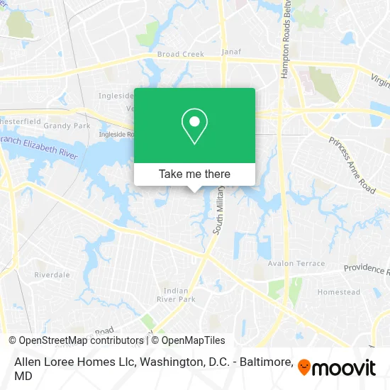 Allen Loree Homes Llc map