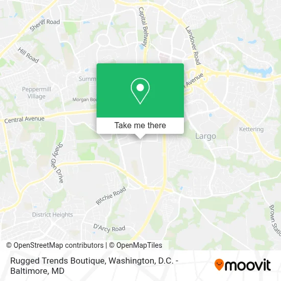 Rugged Trends Boutique map