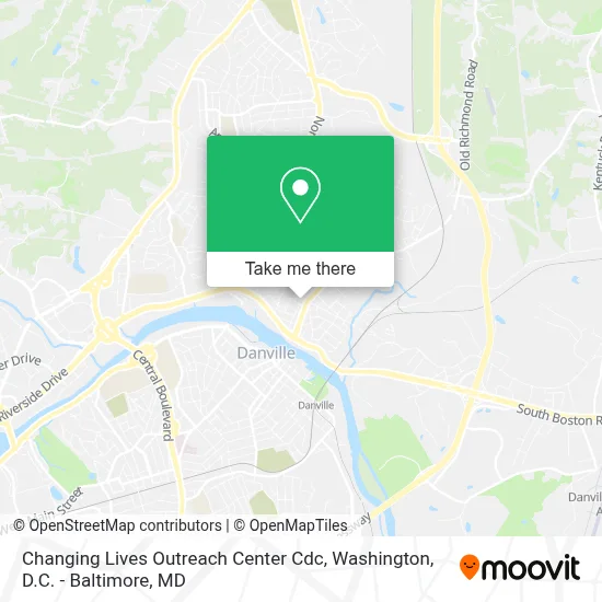 Changing Lives Outreach Center Cdc map