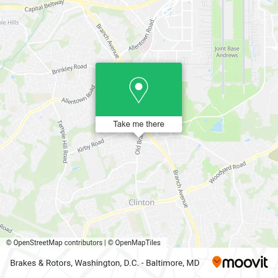 Brakes & Rotors map