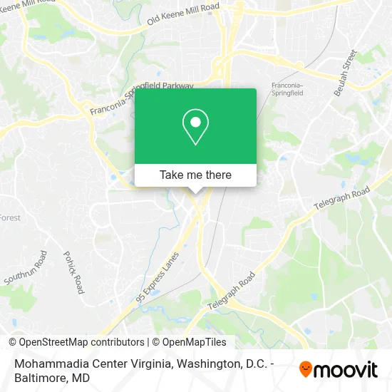 Mohammadia Center Virginia map