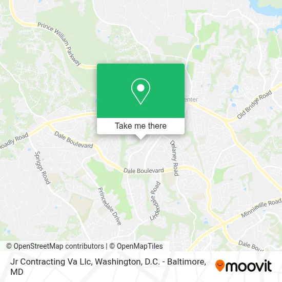 Jr Contracting Va Llc map