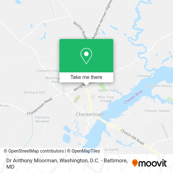 Dr Anthony Moorman map
