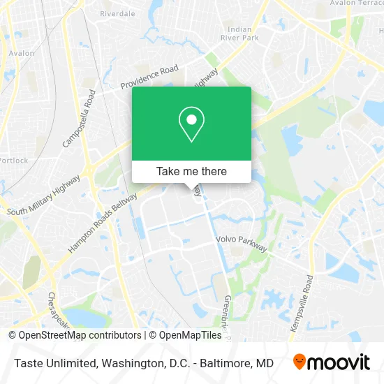 Taste Unlimited map