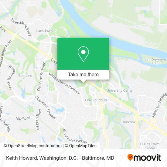 Keith Howard map