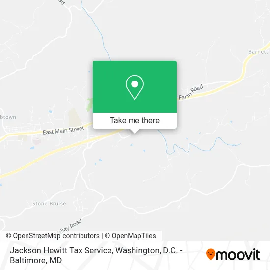 Jackson Hewitt Tax Service map