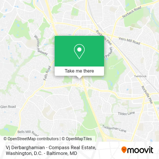 Vj Derbarghamian - Compass Real Estate map