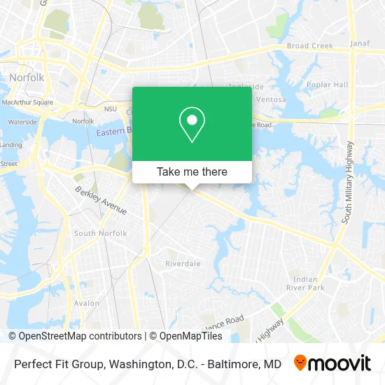 Perfect Fit Group map