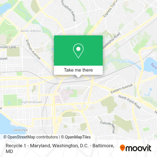 Recycle 1 - Maryland map