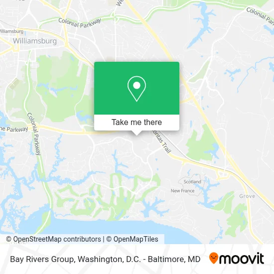 Bay Rivers Group map